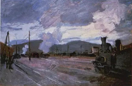 Argenteuil stasjon - Claude Monet