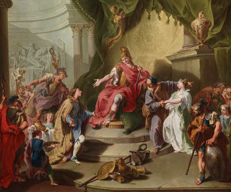 Generøsiteten til Scipio - Giovanni Battista Pittoni