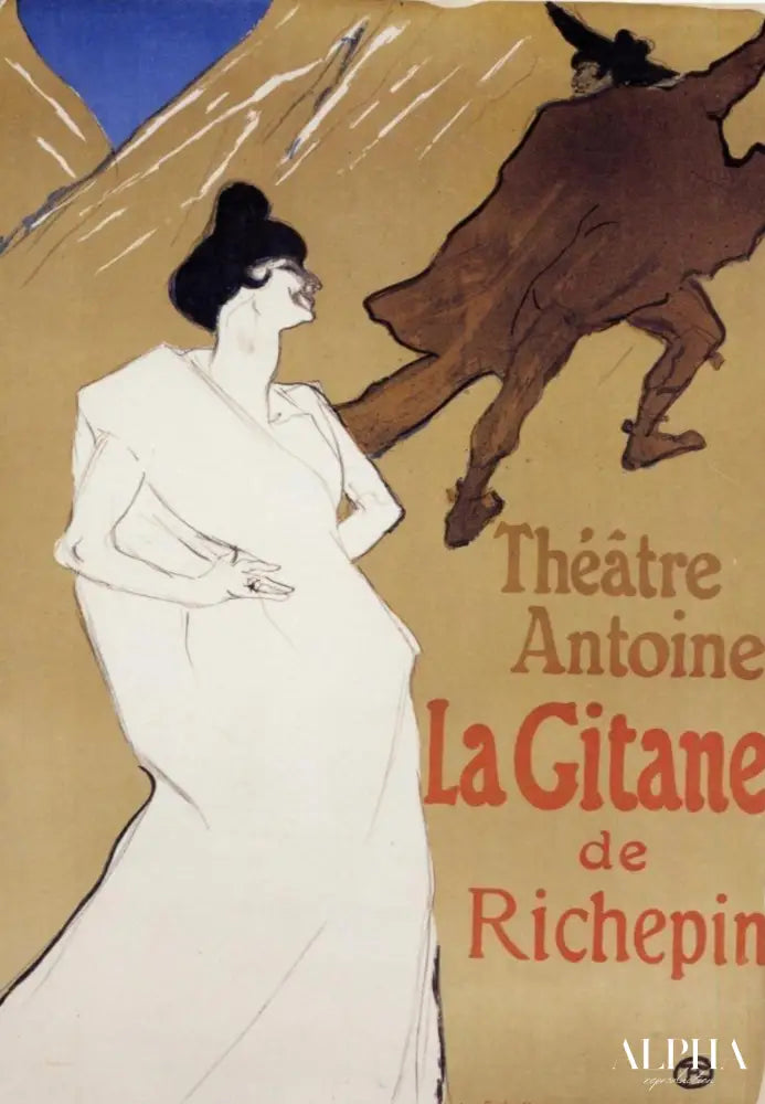 La Gitane - Toulouse Lautrec - Reproductions de tableaux et peintures haut de gamme