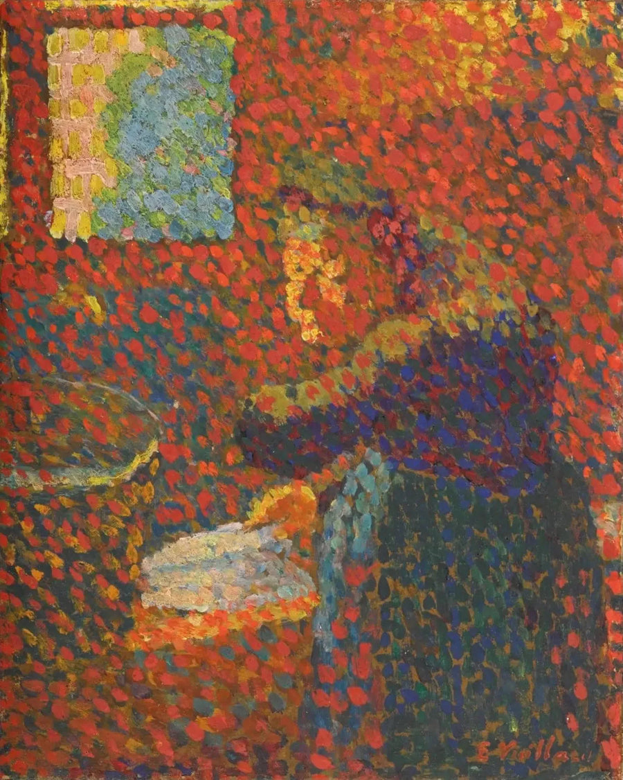 Bestemor ved vasken - Édouard Vuillard