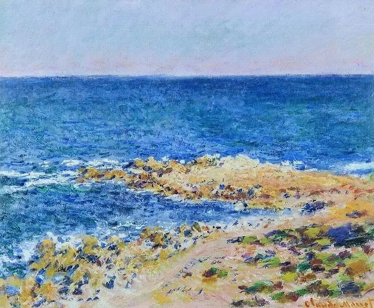 Den store blå ved Antibes - Claude Monet
