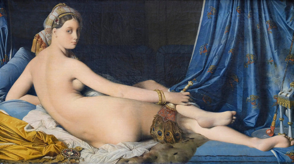 La Grande Odalisque - Jean-Auguste-Dominique Ingres image 1 copie peinte à la main à l’huile