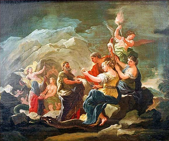 Evighetens hule - Luca Giordano