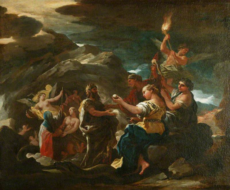 Evighetens hule - Luca Giordano