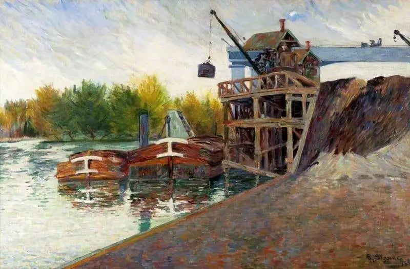 Kullkranen, Clichy - Paul Signac