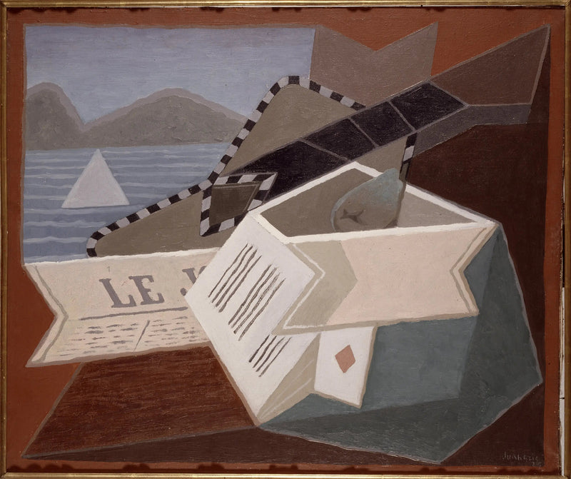 Gitaren foran havet - Juan Gris