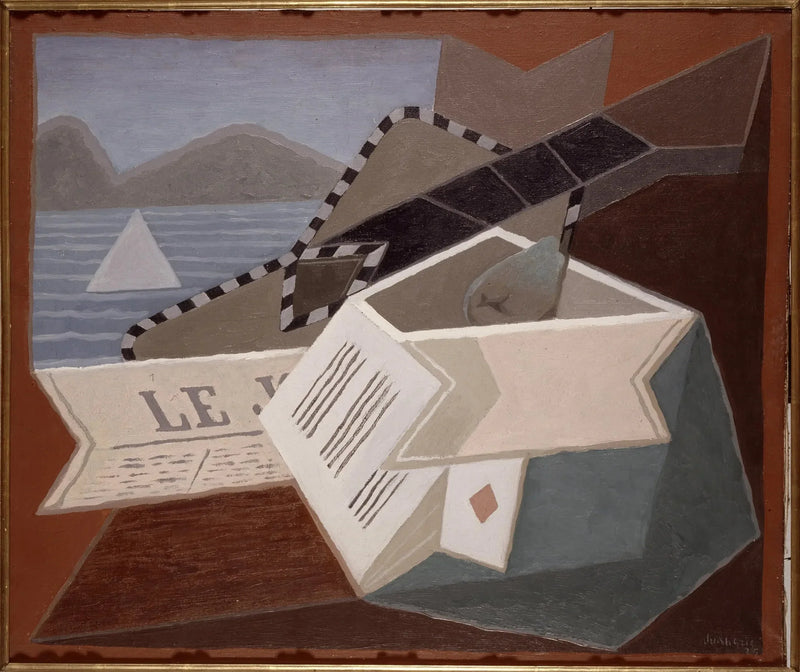 Gitaren foran havet - Juan Gris