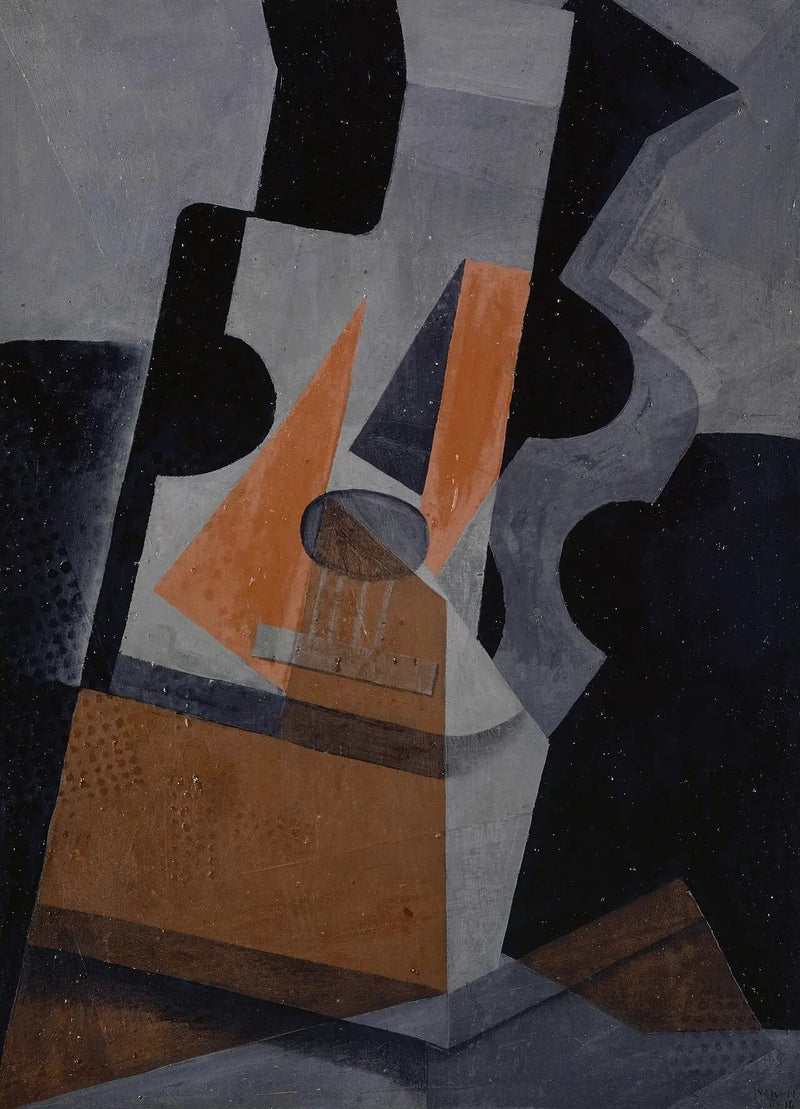 Gitaren (Dødt naturbilde med gitar) - Juan Gris