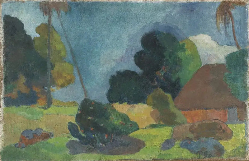 Hytte under palmene - Paul Gauguin