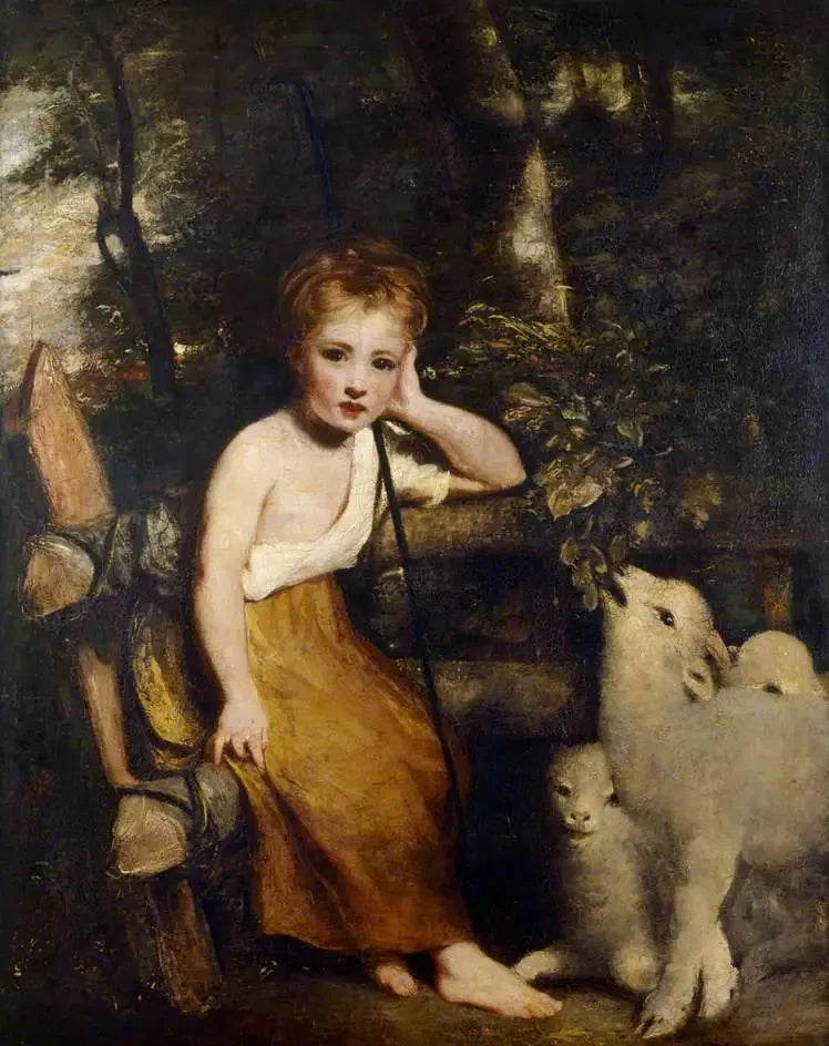 Den unge gjeterjenta - Joshua Reynolds