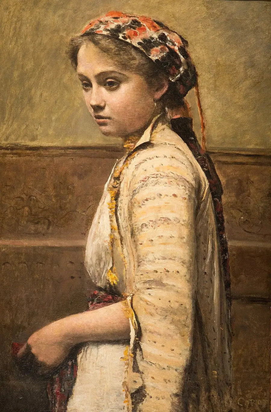 Den unge grekeren - Jean-Baptiste Camille Corot