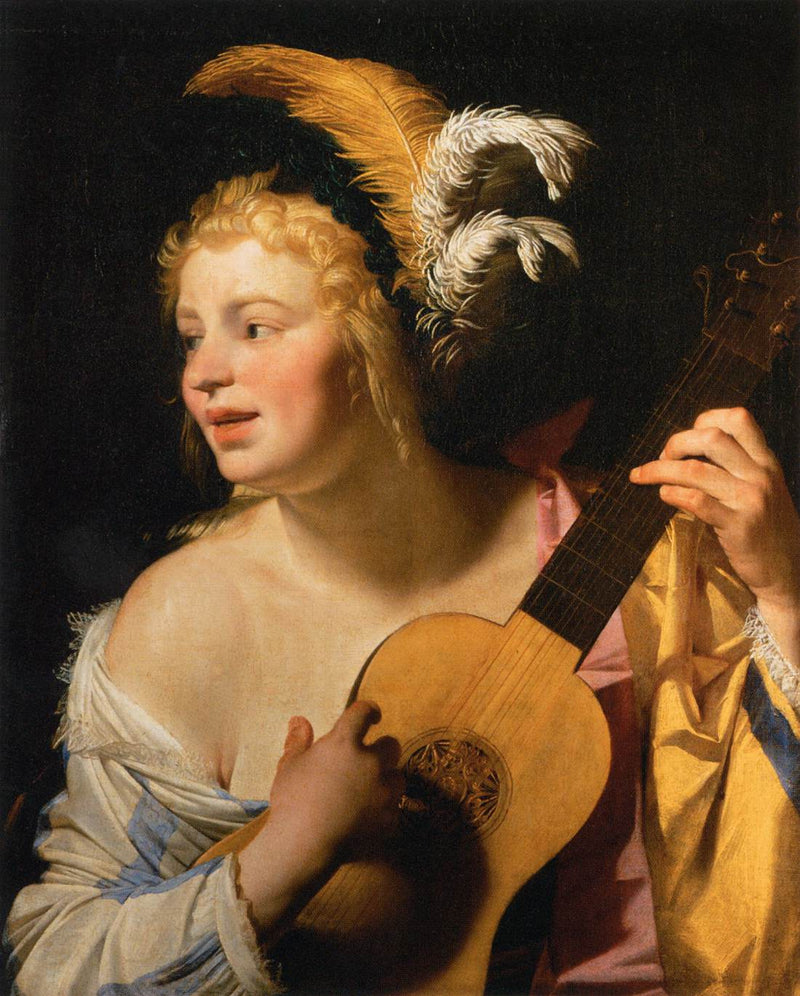 Gitarspilleren - Gerrit van Honthorst