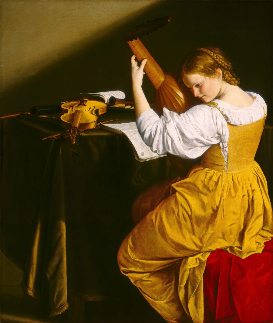 Luttspilleren - Orazio Gentileschi