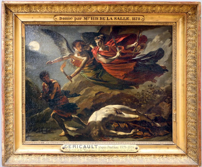Den guddommelige rettferdighet og hevn som forfølger forbrytelsen - Théodore Géricault