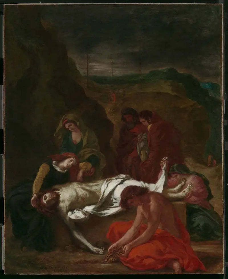 Klagen (Kristus ved graven) - Eugène Delacroix
