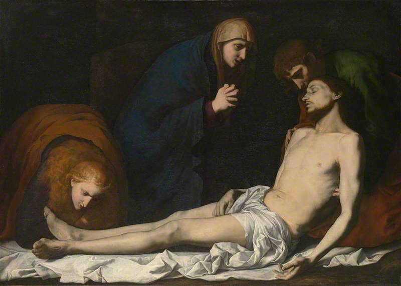 Klagelsen over den døde Kristus - Jusepe de Ribera