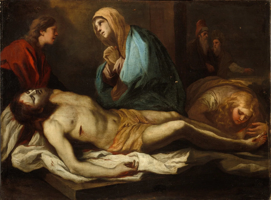 Klagelsen over den døde Kristus - Luca Giordano