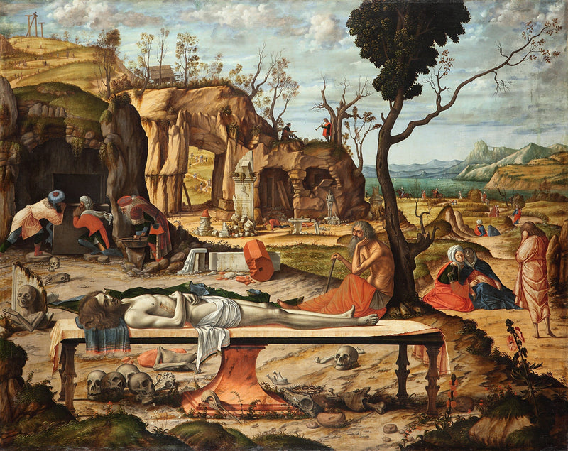 Klagestunden over den døde Kristi kropp - Vittore Carpaccio