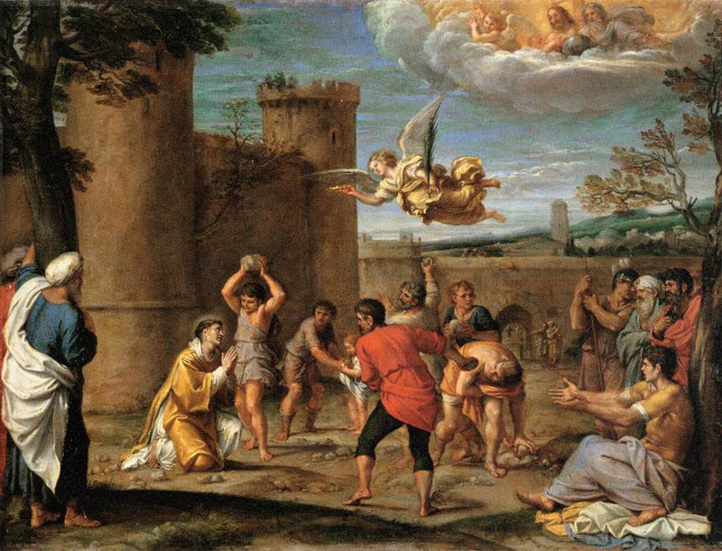Steinsetting av Saint Étienne - Annibale Carracci
