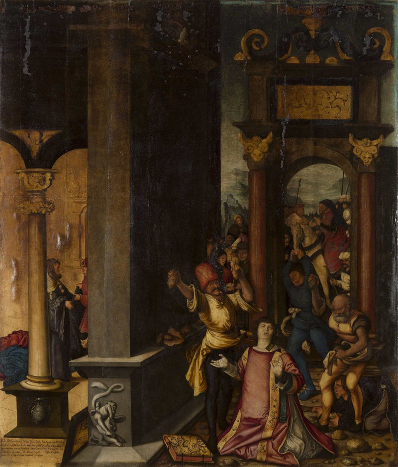 Steinsettingen av Saint Étienne - Hans Baldung Grien