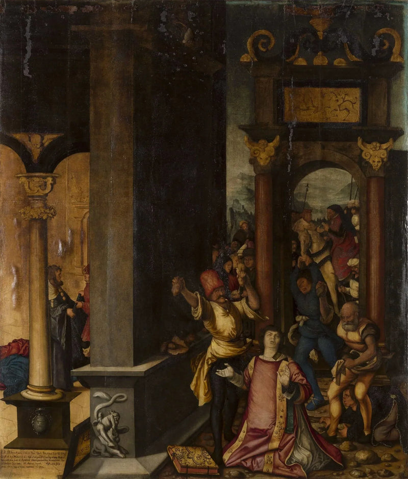 Steinsettingen av Saint Étienne - Hans Baldung Grien
