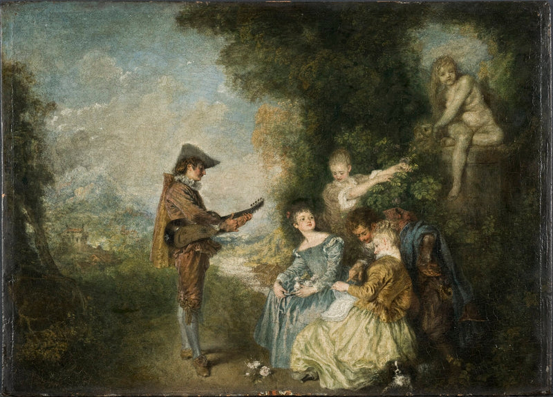 Kjærlighetsleksjonen - Antoine Watteau