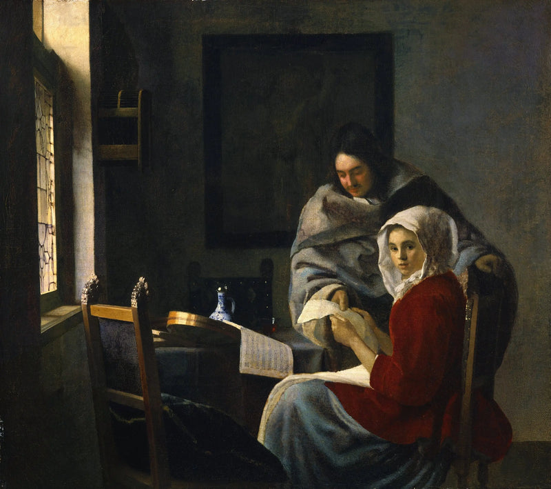 Musikkundervisningen som ble avbrutt - Johannes Vermeer