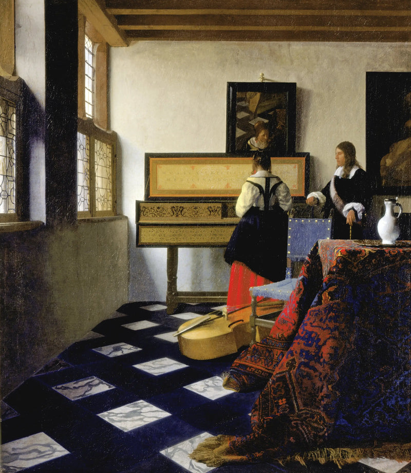 Musikkundervisningen - Johannes Vermeer