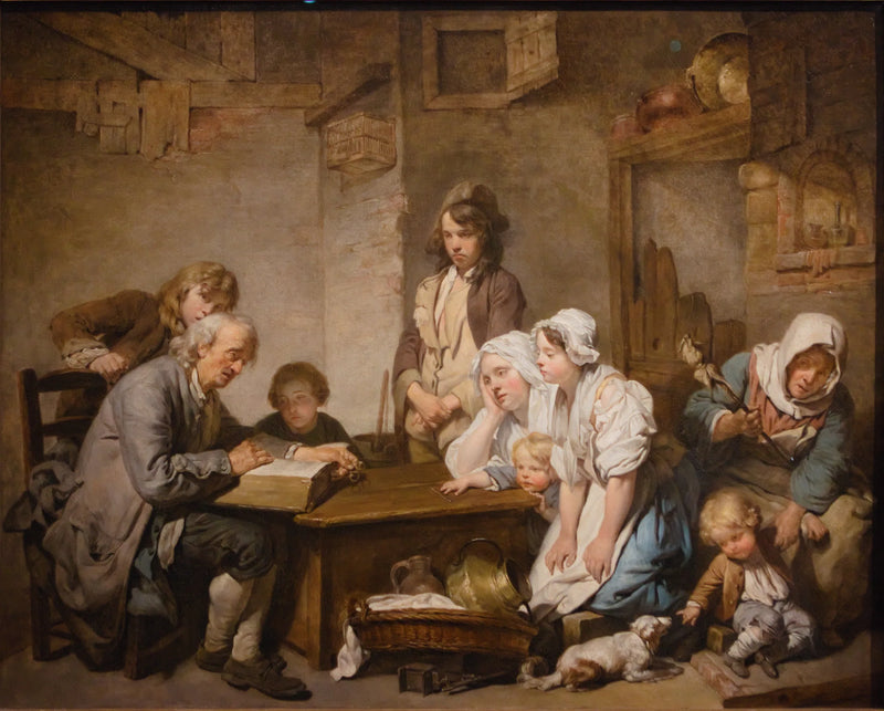 Bibellesningen - Jean-Baptiste Greuze