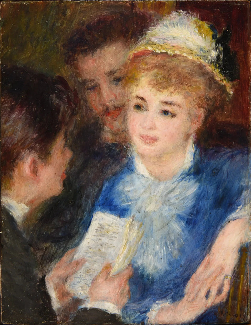 Lesing av rollen - Pierre-Auguste Renoir