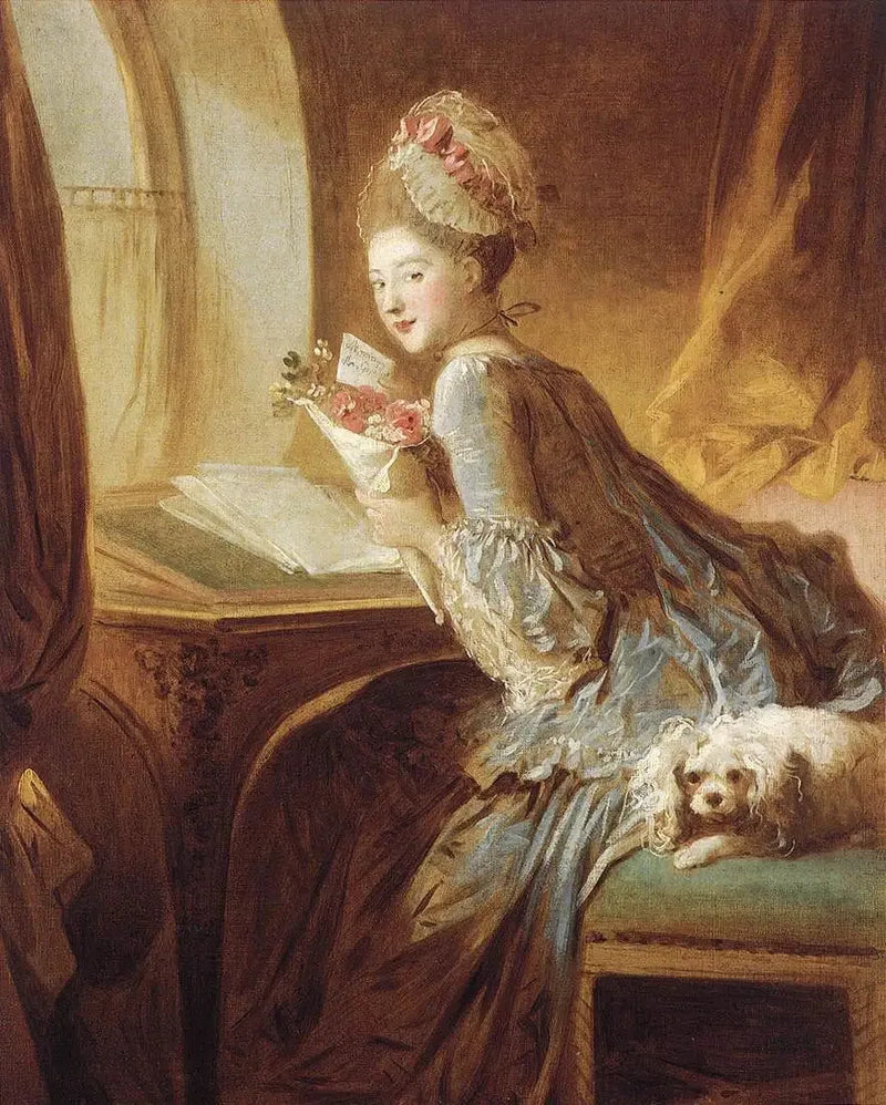 Kjærlighetsbrevet - Jean-Honoré Fragonard
