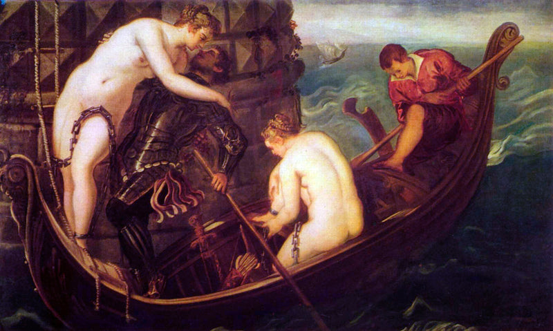 Arsinoés frigjøring - Jacopo Tintoretto
