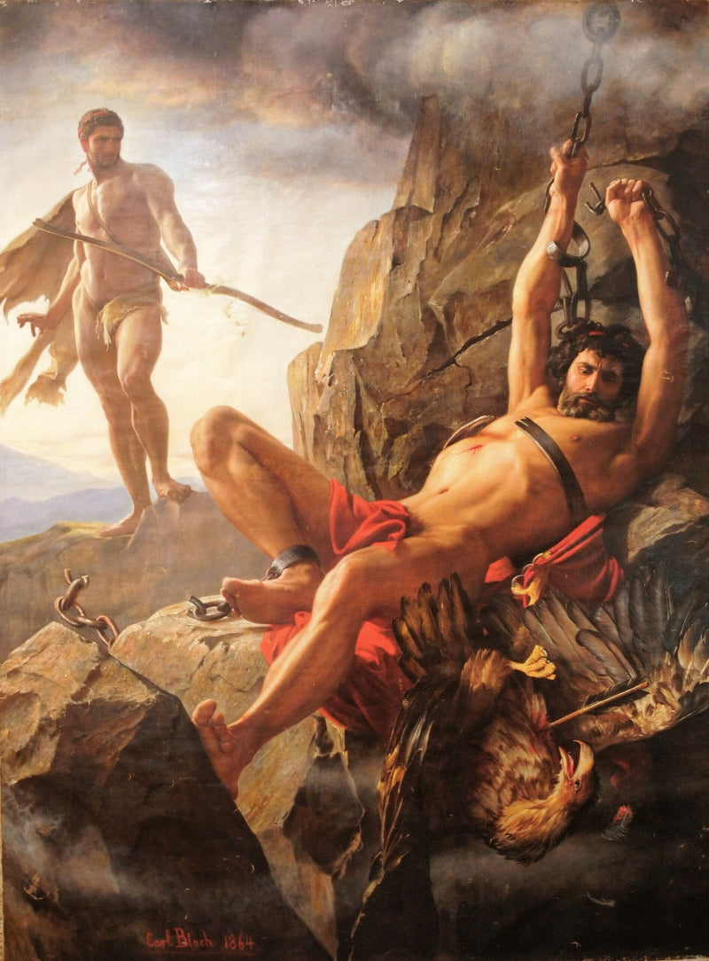 Prometheus' frigjøring - Carl Heinrich Bloch
