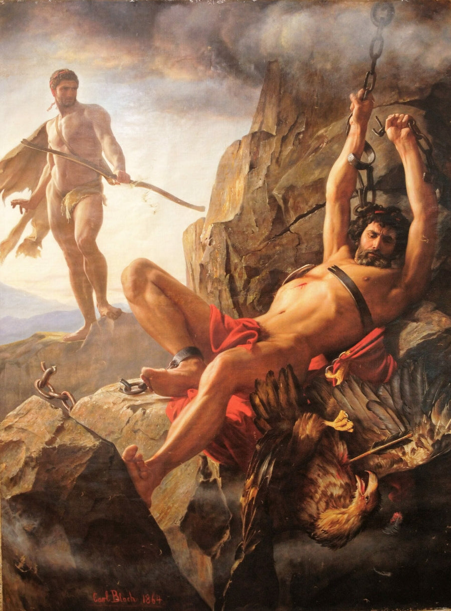 Prometheus' frigjøring - Carl Heinrich Bloch
