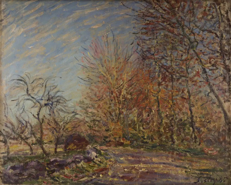 Skogkanten ved Fontainebleau - Alfred Sisley