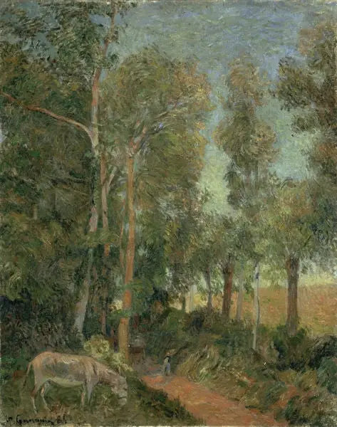 Skogkanten (III) - Paul Gauguin