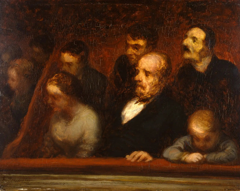 La Loge (I teatrets loger) - Honoré Daumier