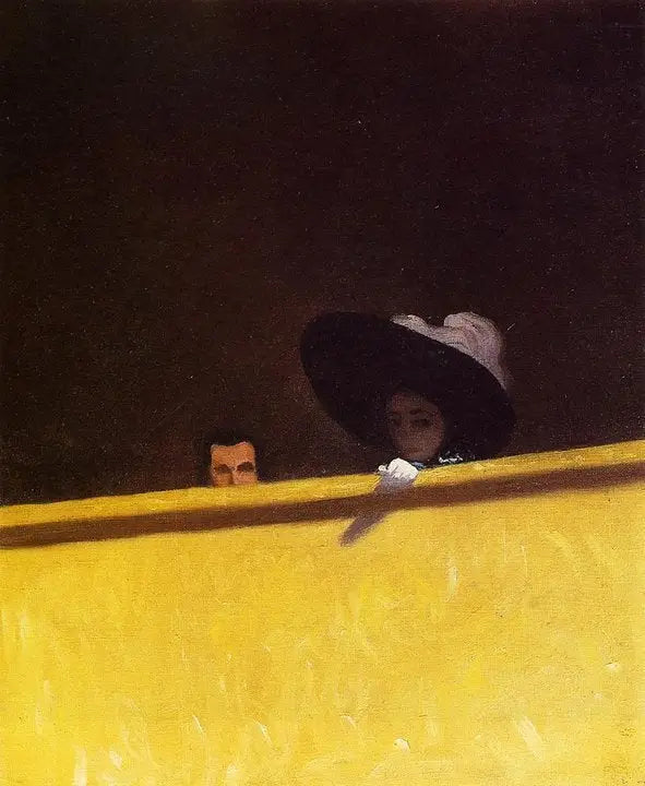 Teaterloge, herren og damen - Félix Vallotton

Source:
La loge de théâtre, le monsieur et la dame - Félix Vallotton