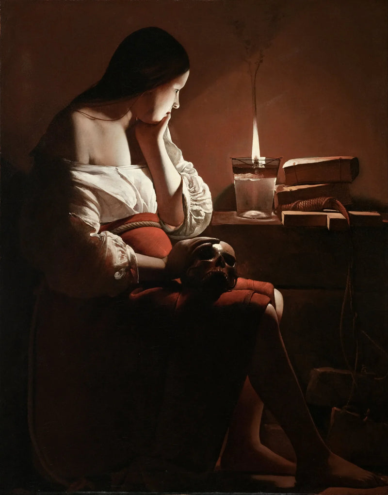 Den brennende Madeleine - Georges de La Tour