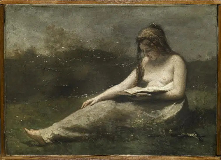 La Madeleine lisant - Jean-Baptiste Camille Corot - Alpha Reproduction