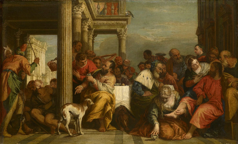 Madeleine salver Jesu føtter - Sebastiano Ricci