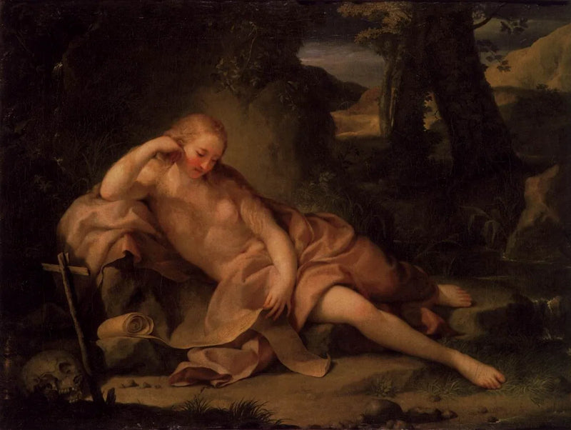Den angrende Maria Magdalena - Anton Raphael Mengs