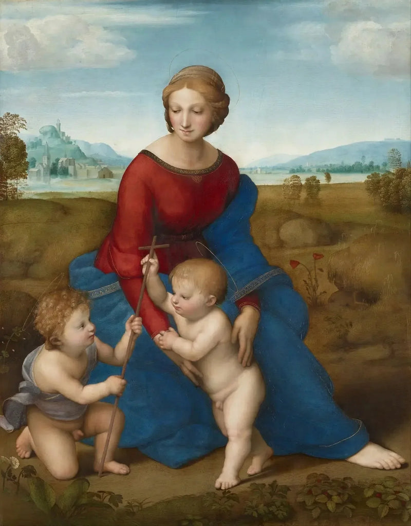 Madonnaen på engen - Raphael Sanzio