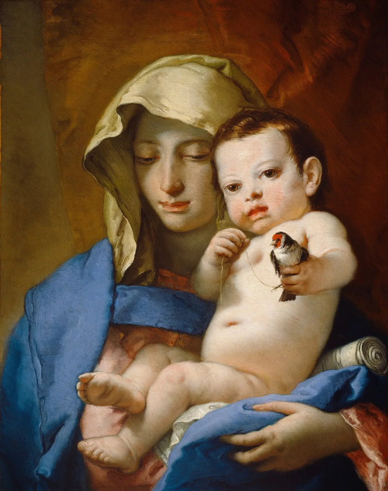 Madonnaen med gulranke - Giovanni Battista Tiepolo