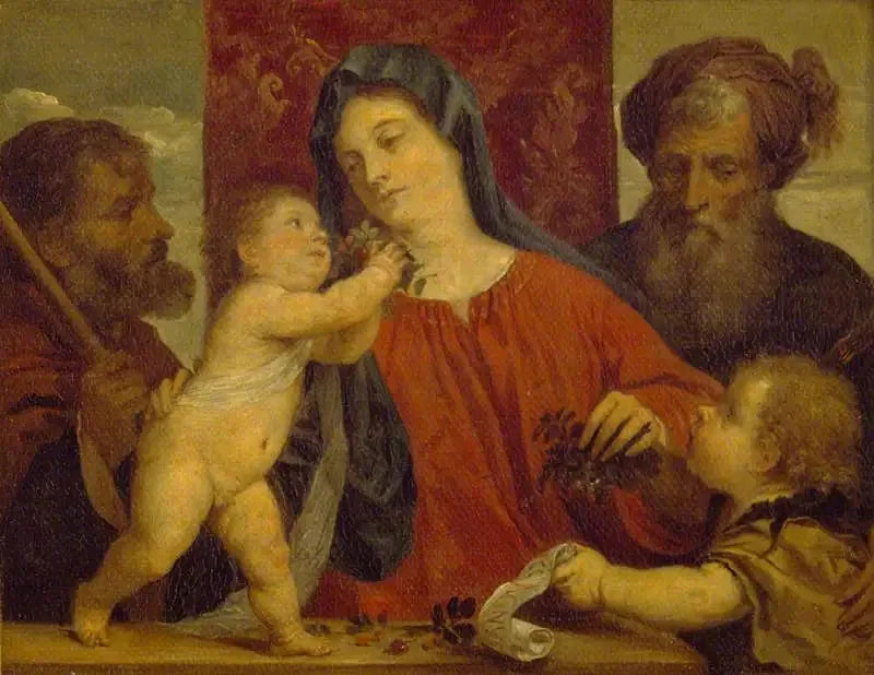 Jomfru Maria med kirsebær - David Teniers den Yngre

Source:
La Madone aux cerises - David Teniers le Jeune