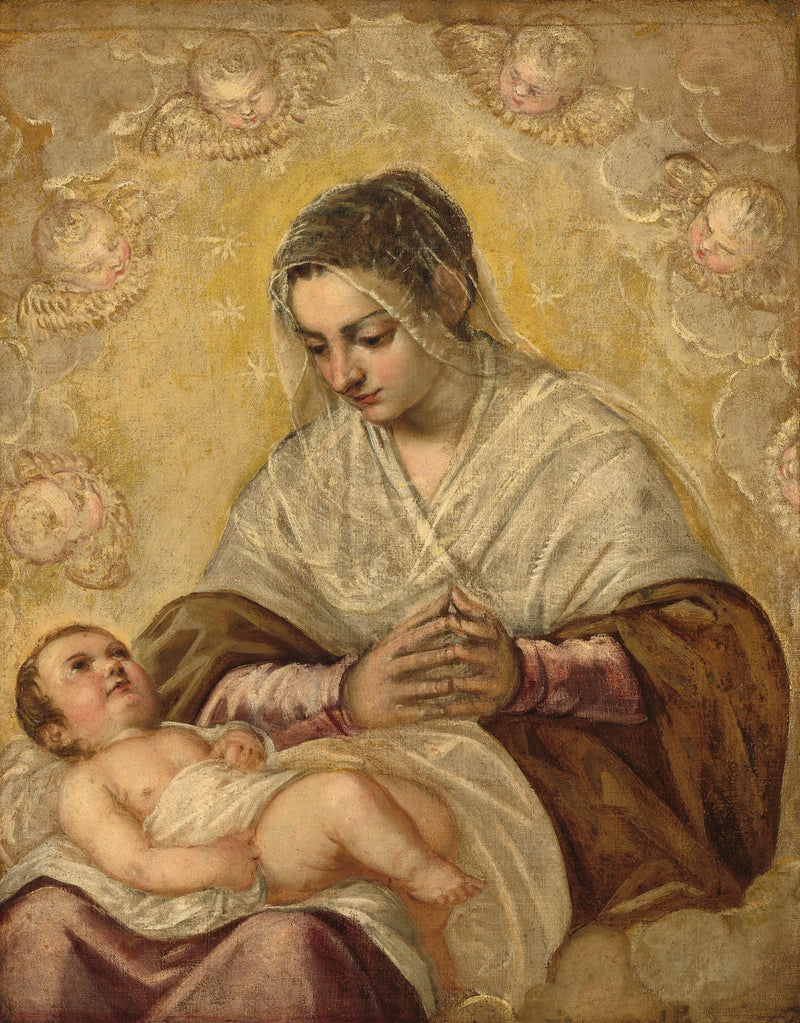 Jomfruen med stjernene - Jacopo Tintoretto