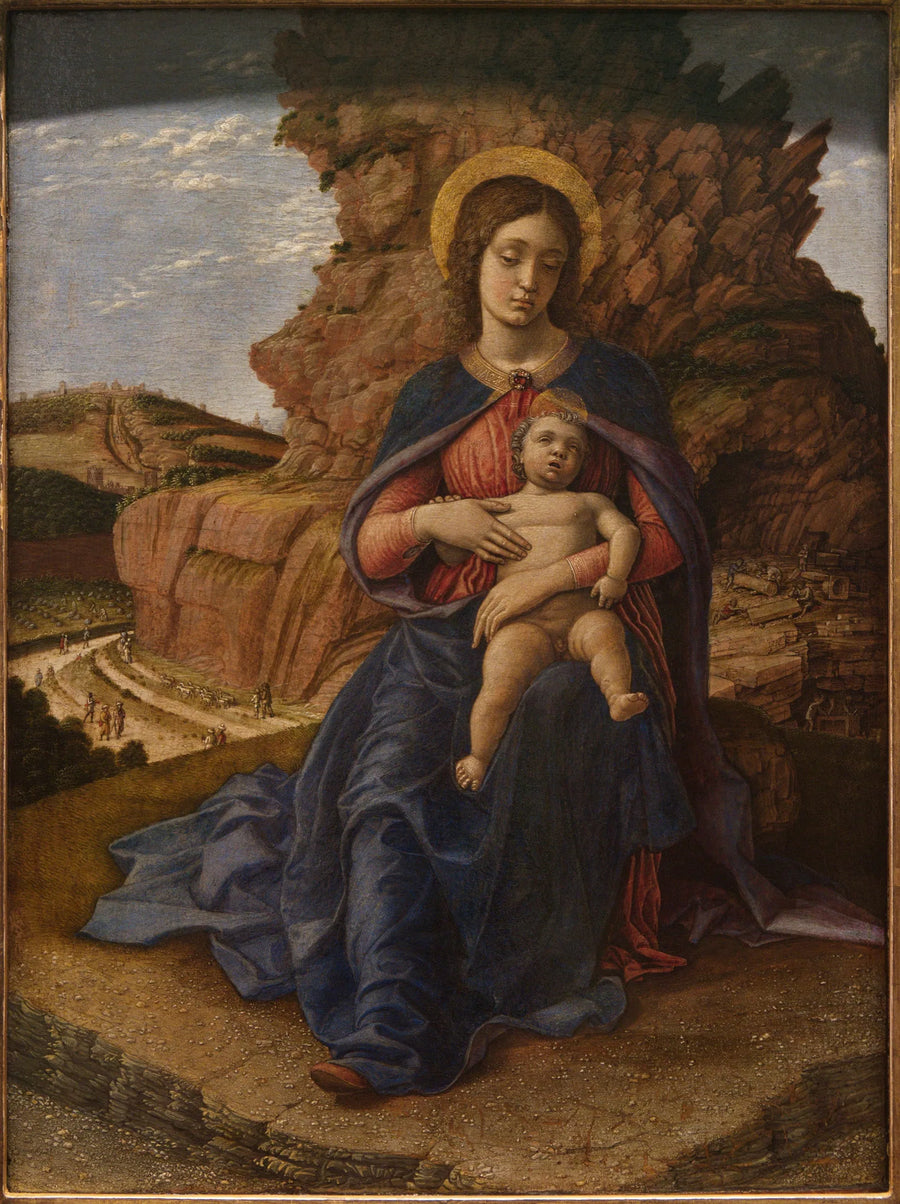 Madonnaen fra gruven - Andrea Mantegna