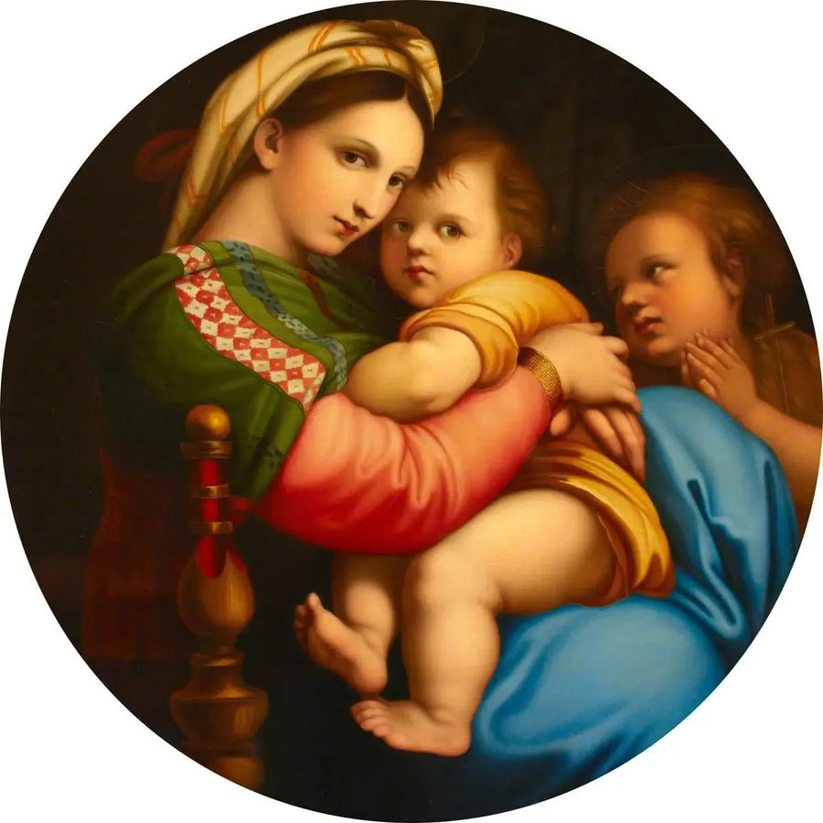 Madonnaen med stolen - Raphael Sanzio