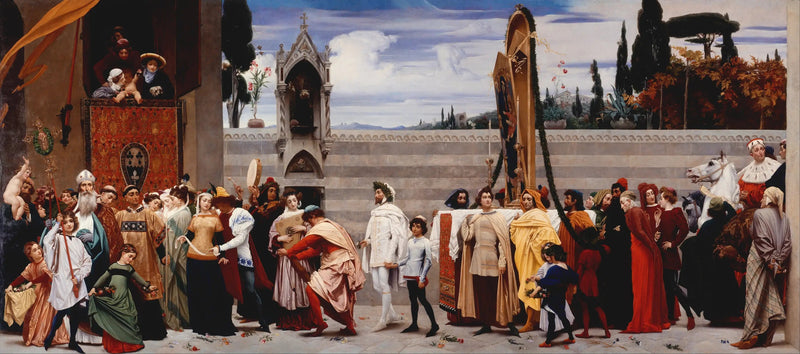 Cimabues Madonna båret i prosesjon i Firenze - Frederic Leighton

Source:
La Madone de Cimabue portée en procession à Florence - Frederic Leighton