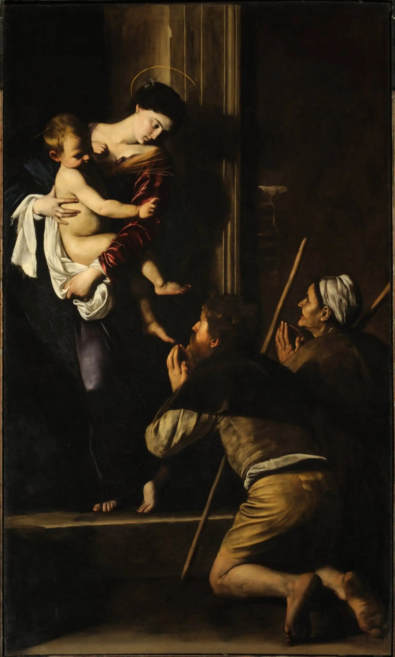 Madonnaen av pilegrimene - Caravaggio